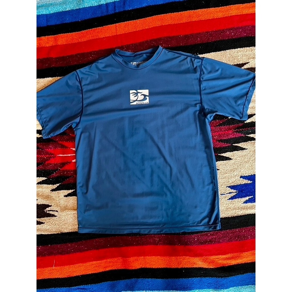 Honolua Teal Surfing  Shirt UPF 30+  Men's XL  UV Protection BeachCore